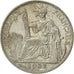 INDOCINA FRANCESE, 20 Cents, 1937, Paris, BB+, Argento, KM:17.2