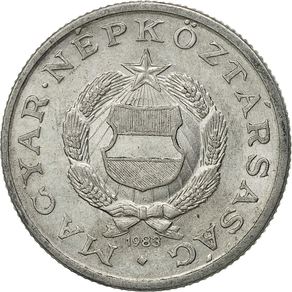 Moneta, Ungheria, Forint, 1983, Budapest, BB, Alluminio, KM:575