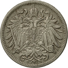 Austria, Franz Joseph I, 20 Heller, 1908, EF(40-45), Nickel, KM:2803