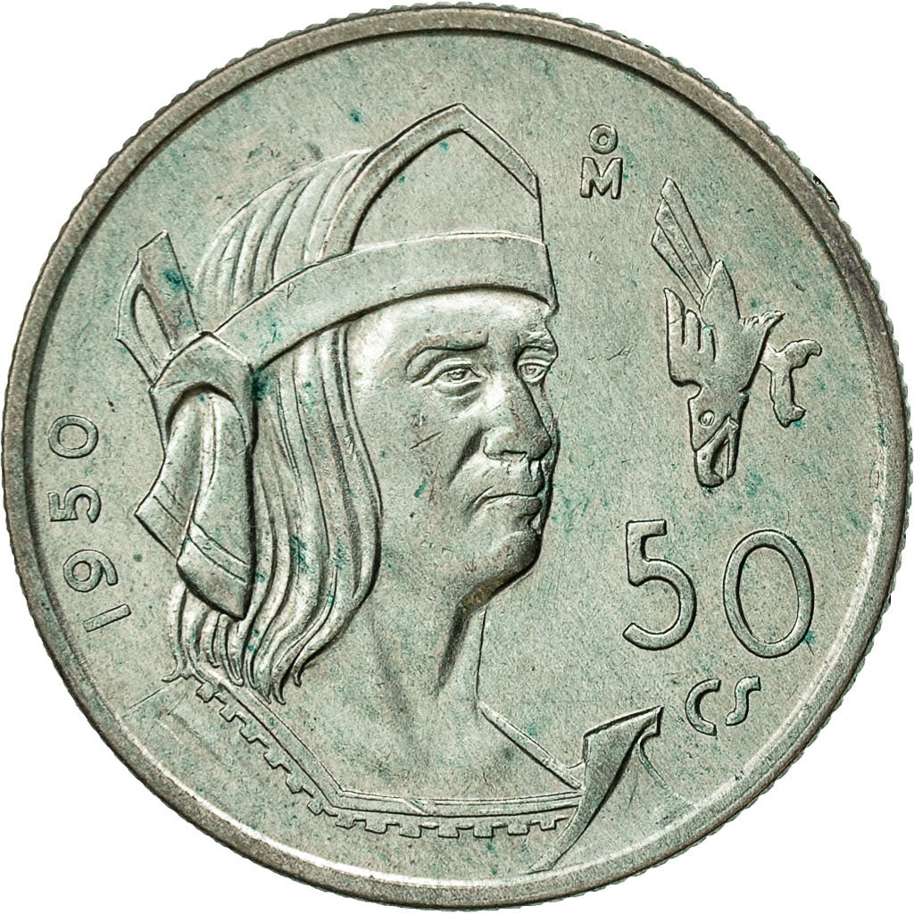 México, 50 Centavos, 1950, Mexico City, MBC, Plata, KM:449