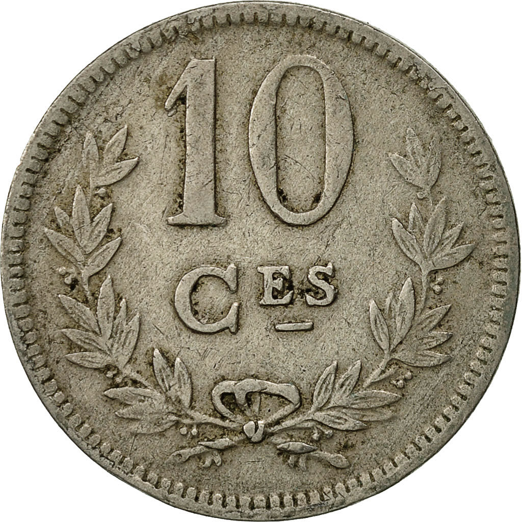 Coin, Luxembourg, Charlotte, 10 Centimes, 1924, EF(40-45), Copper-nickel, KM:34