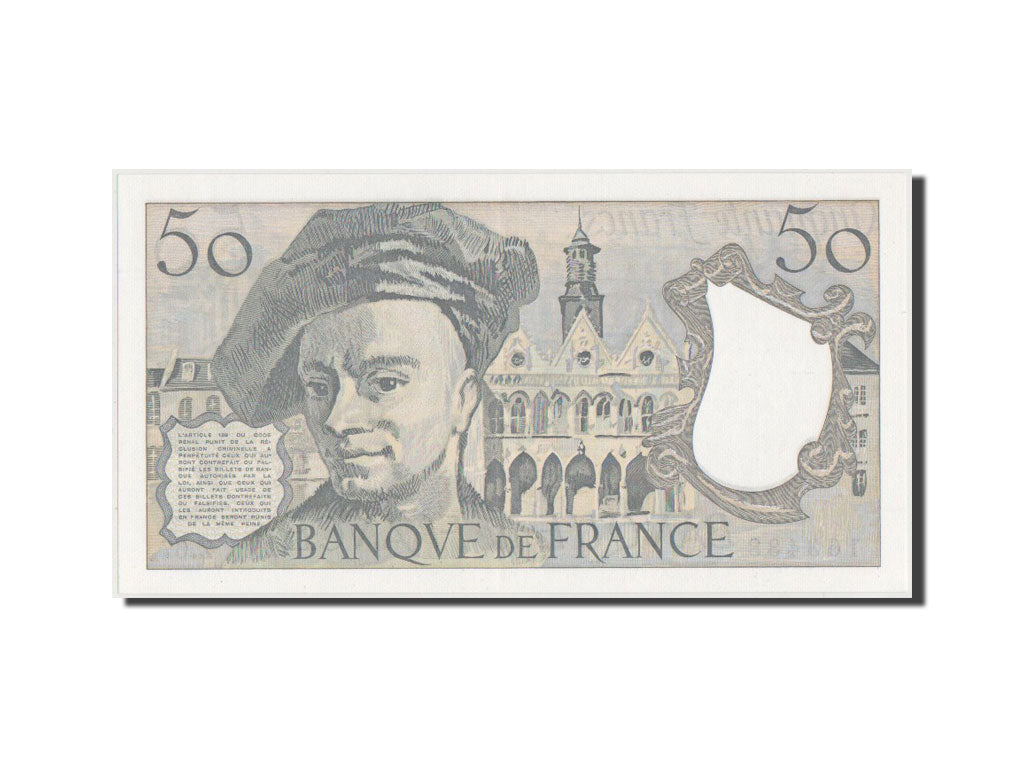 Banknote, France, 50 Francs, 50 F 1976-1992 ''Quentin de La Tour'', 1991
