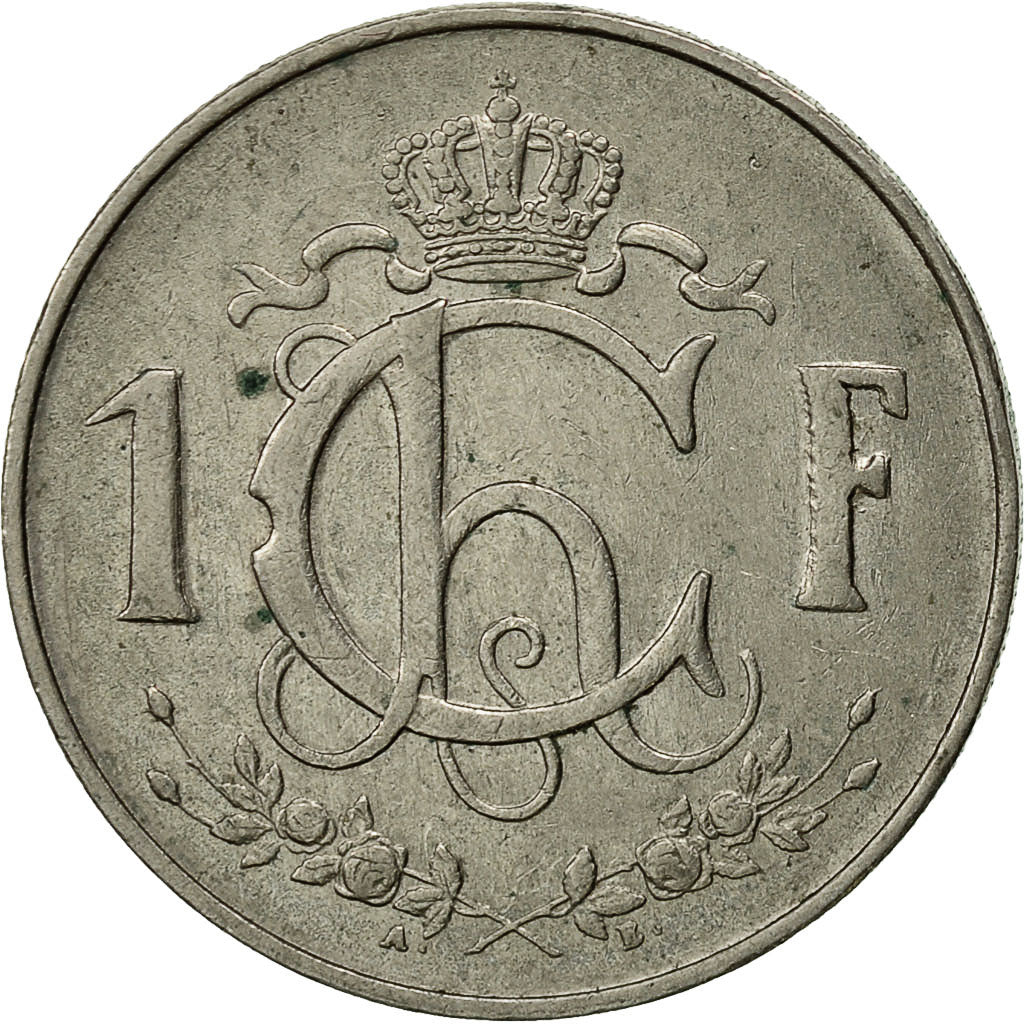 Moneda, Luxemburgo, Charlotte, Franc, 1964, MBC, Cobre - níquel, KM:46.2