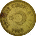 Coin, Turkey, 25 Kurus, 1948, EF(40-45), Brass, KM:886