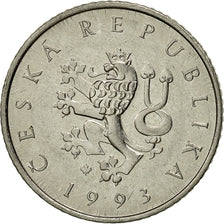Munten, Tsjechische Republiek, Koruna, 1993, PR, Nickel plated steel, KM:7