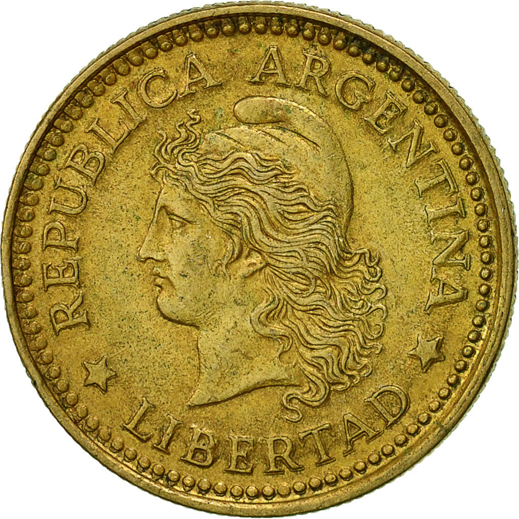 Moneta, Argentina, 10 Centavos, 1971, BB, Alluminio-bronzo, KM:66