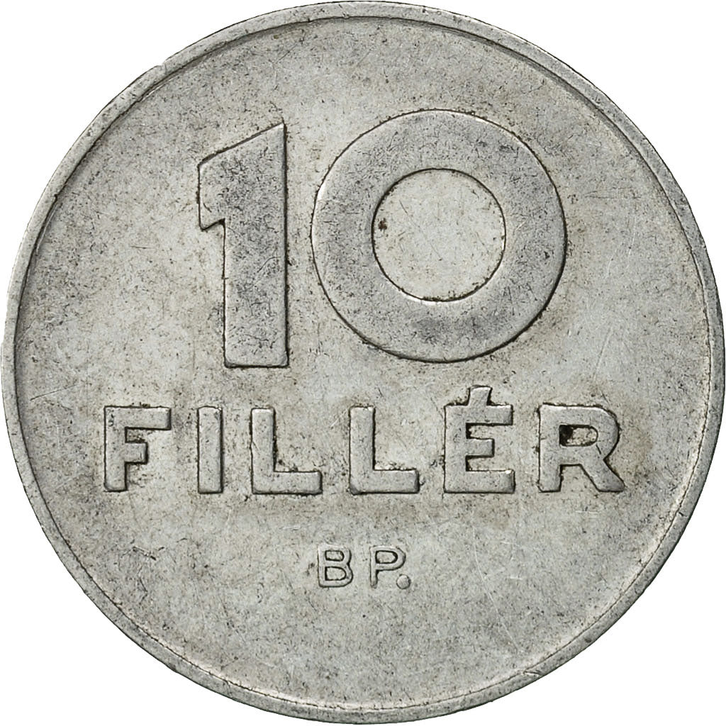 Münze, Ungarn, 10 Filler, 1969, Budapest, SS, Aluminium, KM:572