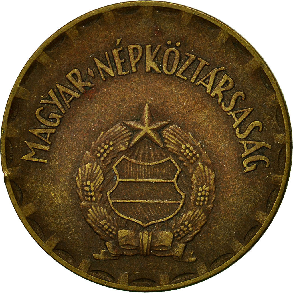 Coin, Hungary, 2 Forint, 1971, Budapest, EF(40-45), Brass, KM:591