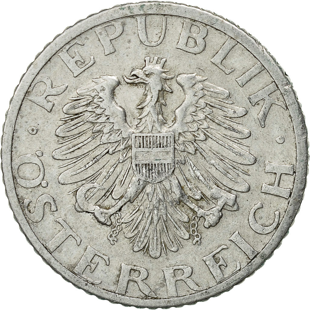 Coin, Austria, 50 Groschen, 1947, EF(40-45), Aluminum, KM:2870