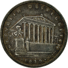 Moneda, Austria, Schilling, 1925, MBC, Plata, KM:2840