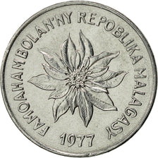 Moneta, Madagascar, 2 Francs, 1977, Paris, SPL-, Acciaio inossidabile, KM:9
