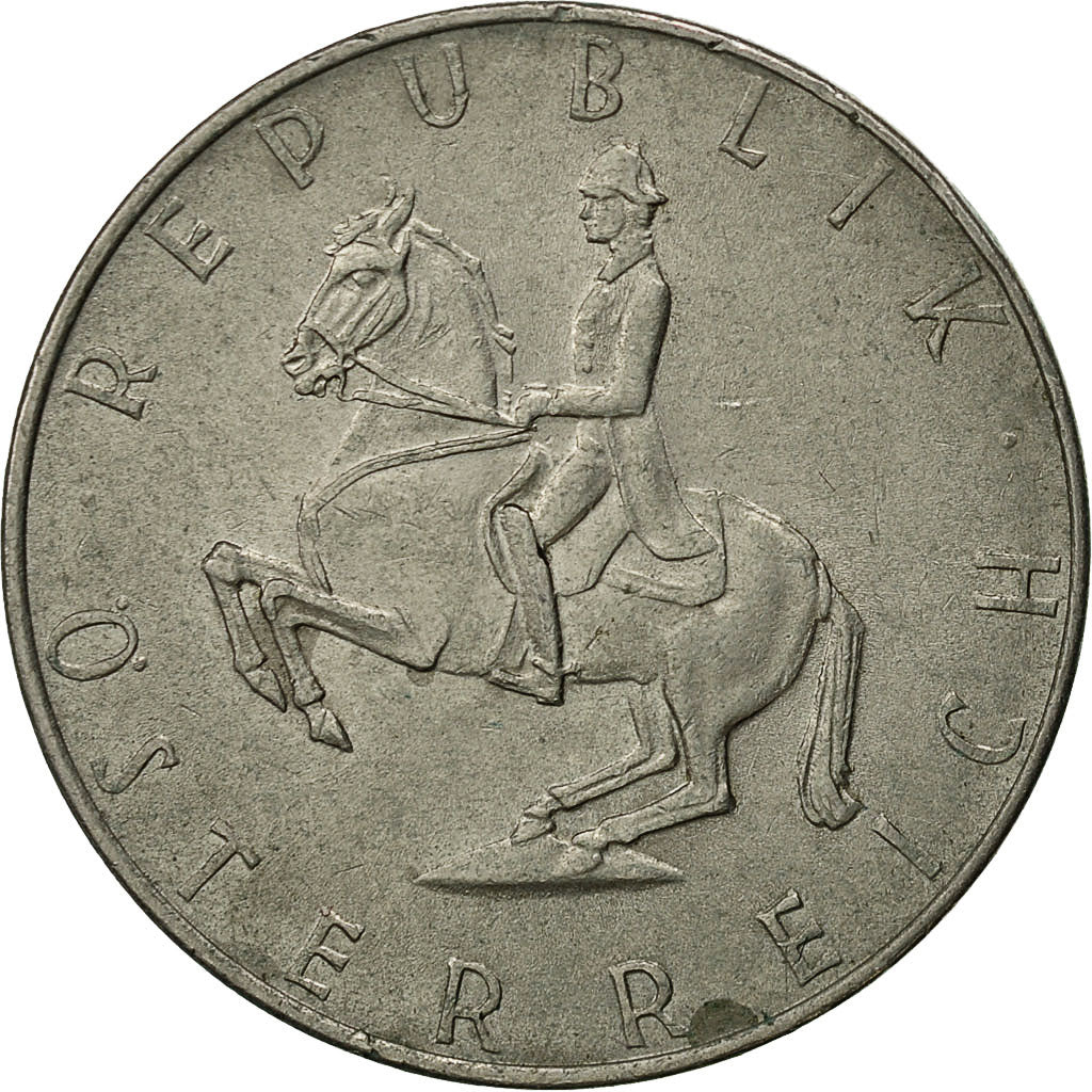 Coin, Austria, 5 Schilling, 1974, EF(40-45), Copper-nickel, KM:2889a
