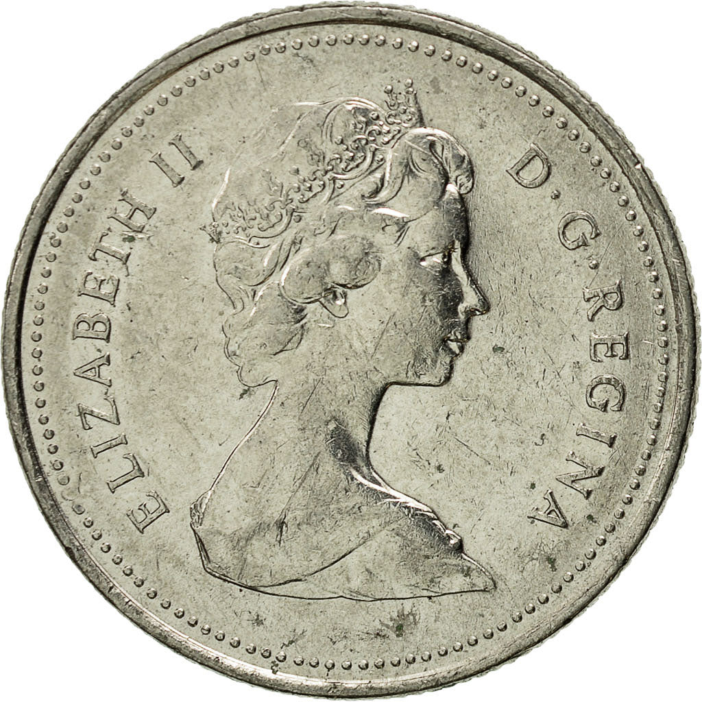 Coin, Canada, Elizabeth II, 25 Cents, 1979, Royal Canadian Mint, Ottawa