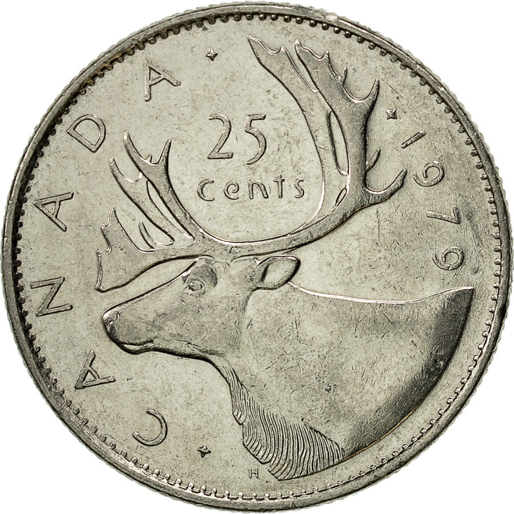 Coin, Canada, Elizabeth II, 25 Cents, 1979, Royal Canadian Mint, Ottawa