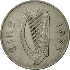 Monnaie, IRELAND REPUBLIC, 10 Pence, 1973, TTB, Copper-nickel, KM:23