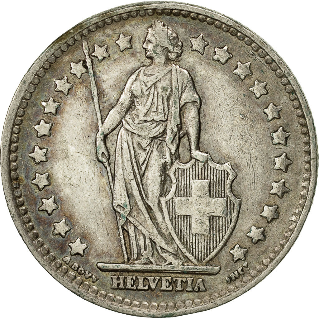 Switzerland, Franc, 1947, Bern, EF(40-45), Silver, KM:24