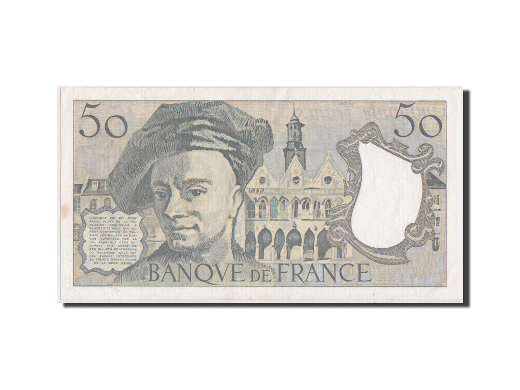 Billet, France, 50 Francs, 50 F 1976-1992 ''Quentin de La Tour'', 1990, SUP