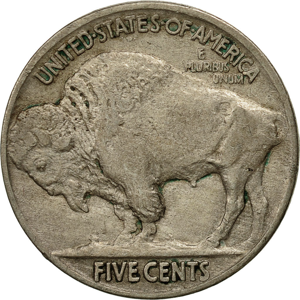 Stati Uniti, Buffalo Nickel, 5 Cents, 1916, U.S. Mint, Philadelphia, BB