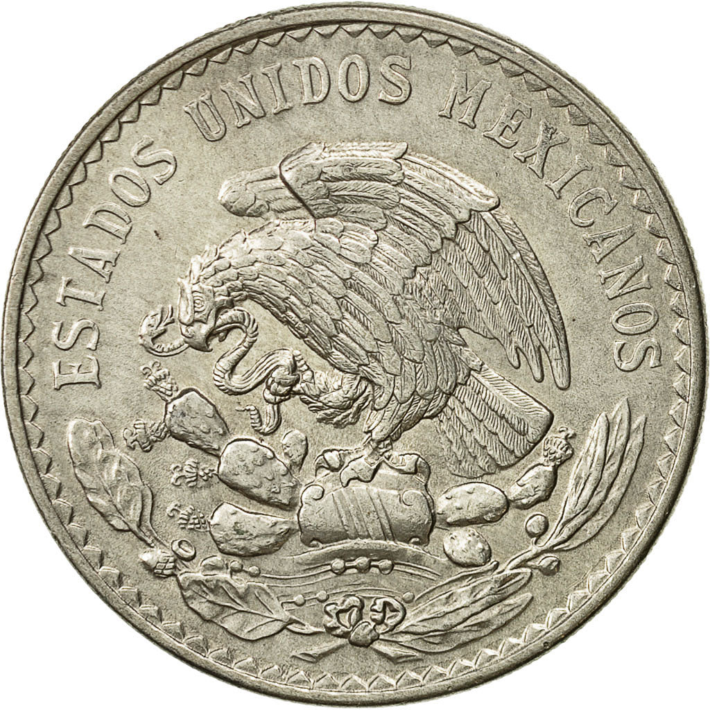 Mexico, Peso, 1947, Mexico City, AU(55-58), Silver, KM:456