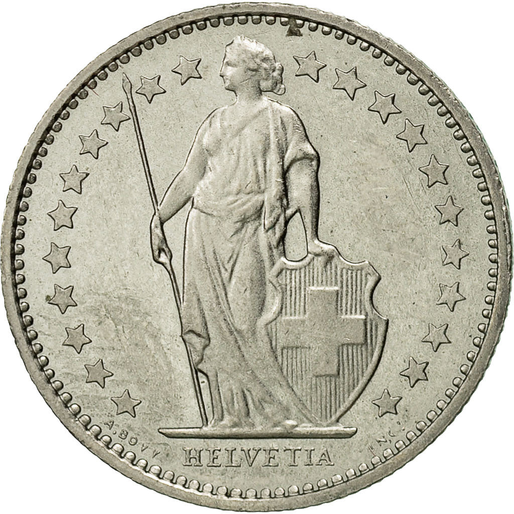Münze, Schweiz, 1/2 Franc, 1979, Bern, VZ, Copper-nickel, KM:23a.1