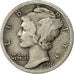 Stati Uniti, Barber Dime, Dime, 1916, U.S. Mint, Philadelphia, MB+, Argento