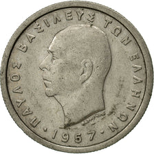 Moneta, Grecia, Paul I, Drachma, 1957, BB, Rame-nichel, KM:81