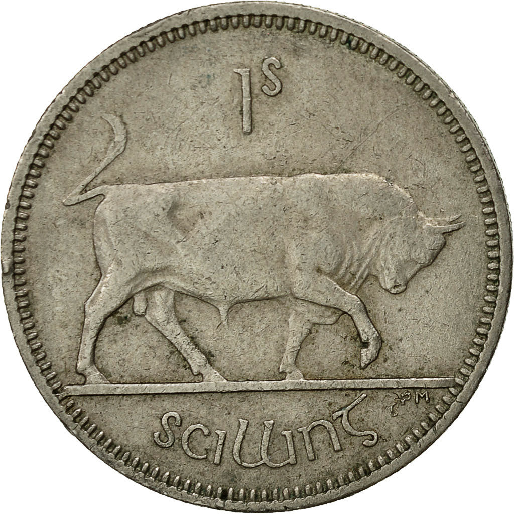 Coin, IRELAND REPUBLIC, Shilling, 1959, EF(40-45), Copper-nickel, KM:14A