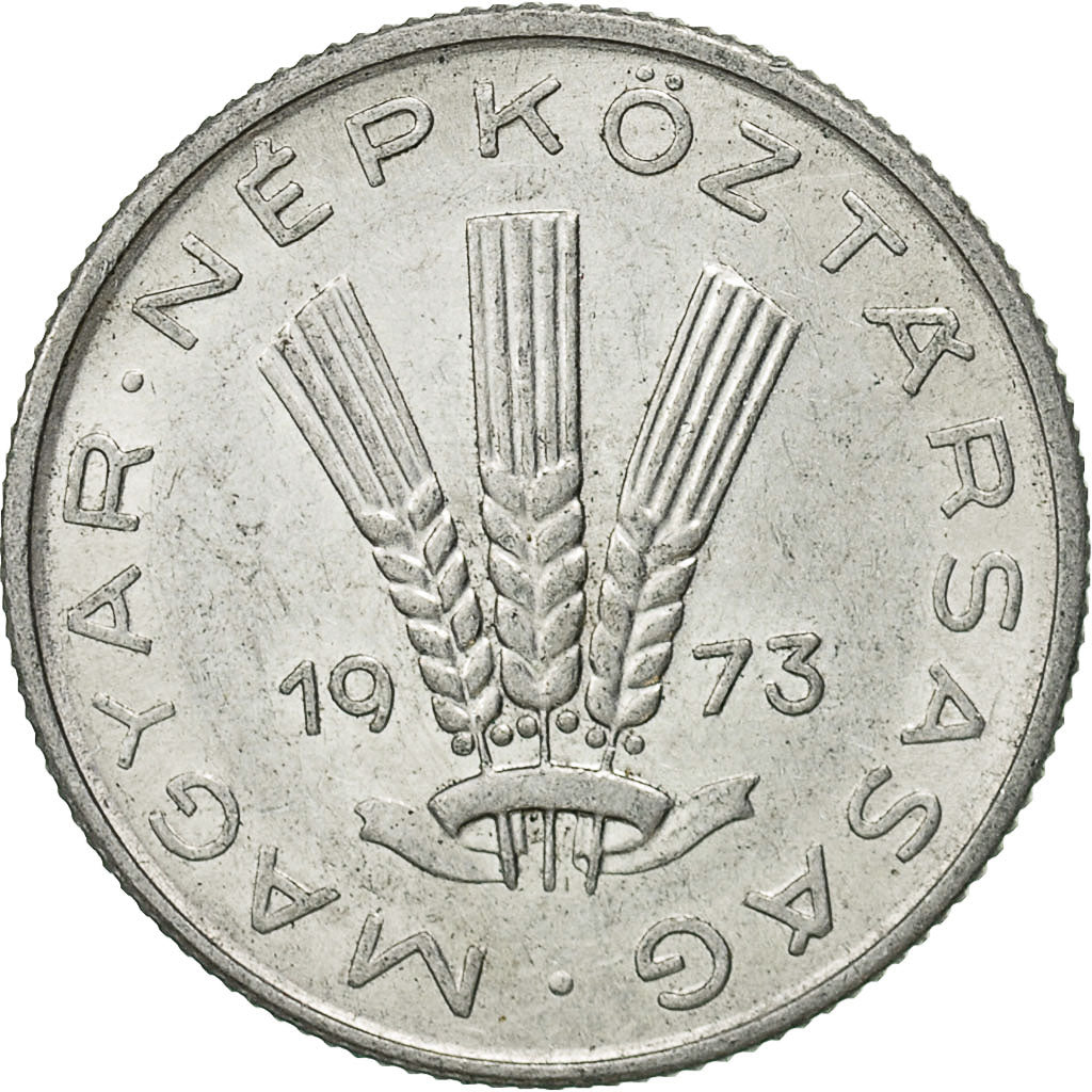 Moneta, Ungheria, 20 Fillér, 1973, Budapest, SPL-, Alluminio, KM:573
