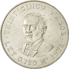 Moneda, México, 25 Pesos, 1972, Mexico City, EBC, Plata, KM:480
