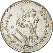 Mexico, Peso, 1963, Mexico City, AU(55-58), Silver, KM:459