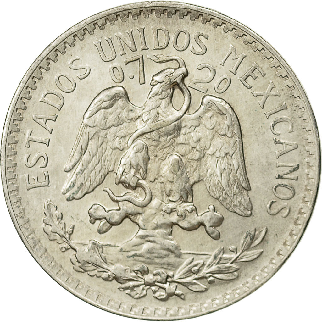 Mexico, 50 Centavos, 1943, Mexico City, AU(55-58), Silver, KM:447