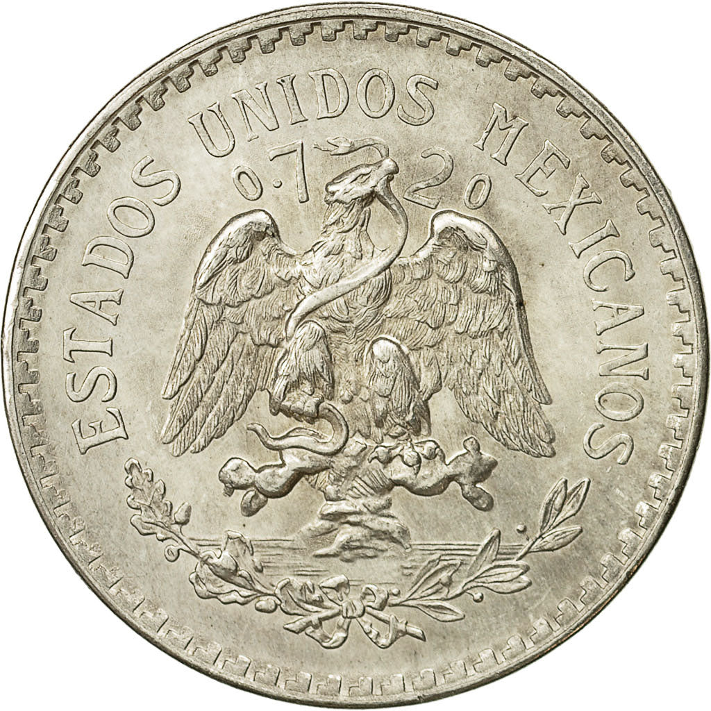 Mexico, Peso, 1940, Mexico City, AU(55-58), Silver, KM:455
