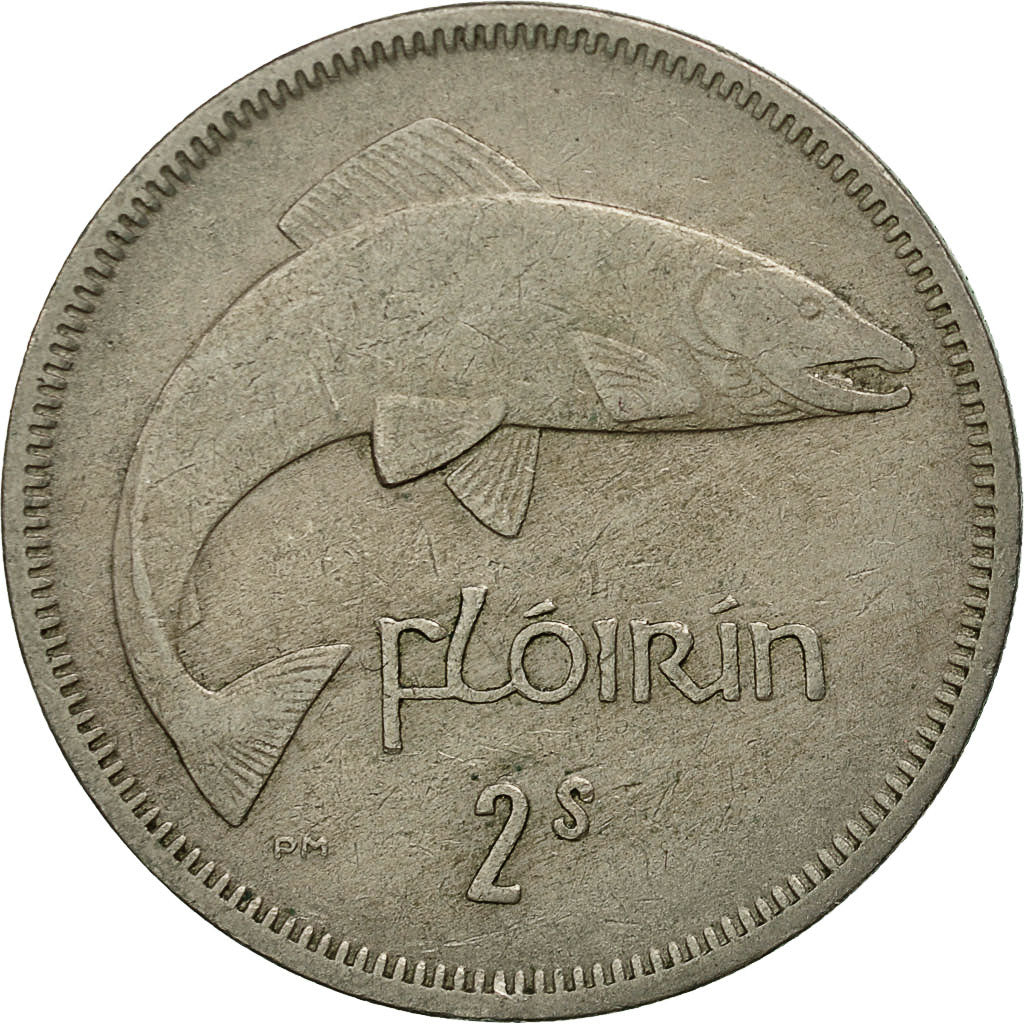 Coin, IRELAND REPUBLIC, Florin, 1964, EF(40-45), Copper-nickel, KM:15a