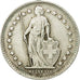 Coin, Switzerland, 1/2 Franc, 1950, Bern, EF(40-45), Silver, KM:23