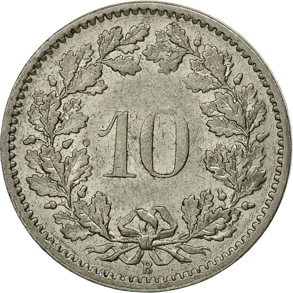 Monnaie, Suisse, 10 Rappen, 1969, Bern, TTB+, Copper-nickel, KM:27