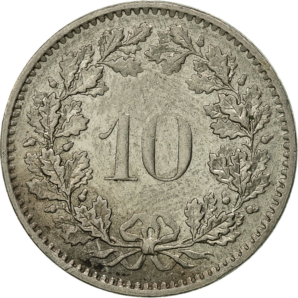 Monnaie, Suisse, 10 Rappen, 1972, Bern, SUP, Copper-nickel, KM:27