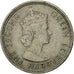 Coin, Mauritius, Elizabeth II, 1/4 Rupee, 1971, EF(40-45), Copper-nickel, KM:36