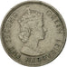 Coin, Mauritius, Elizabeth II, 1/4 Rupee, 1971, EF(40-45), Copper-nickel, KM:36