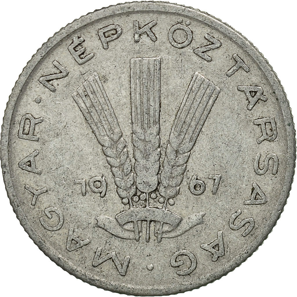 Monnaie, Hongrie, 20 Fillér, 1967, Budapest, TTB, Aluminium, KM:573