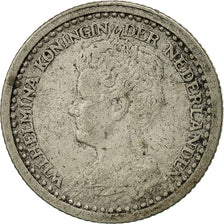 Coin, Netherlands, Wilhelmina I, 10 Cents, 1919, EF(40-45), Silver, KM:145