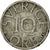 Coin, Sweden, Carl XVI Gustaf, 10 Öre, 1983, EF(40-45), Copper-nickel, KM:850