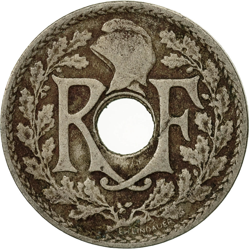 Monnaie, France, Lindauer, 5 Centimes, 1917, Paris, TTB, Copper-nickel, KM:865