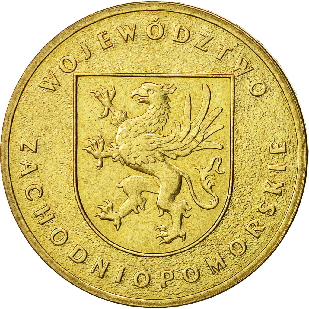 Coin, Poland, 2 Zlote, 2005, Warsaw, MS(60-62), Brass, KM:563