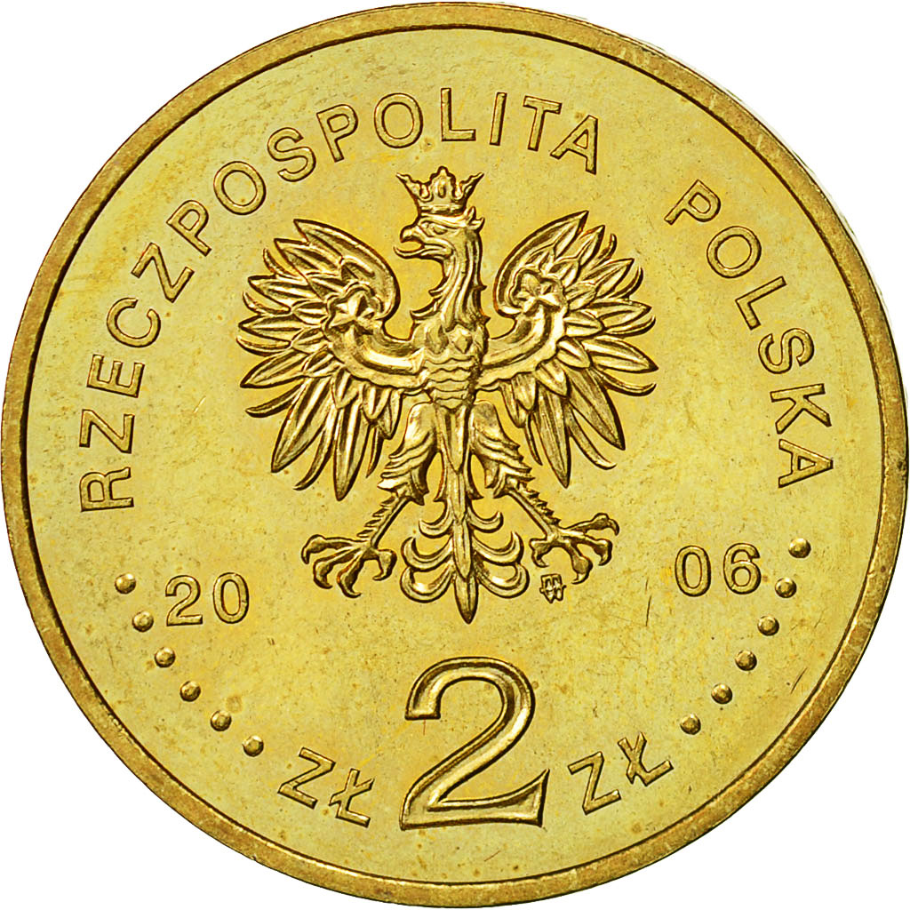 Monnaie, Pologne, 2 Zlote, 2006, Warsaw, SUP+, Laiton, KM:605