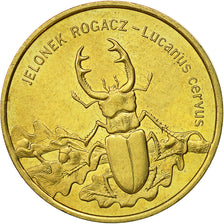 Coin, Poland, 2 Zlote, 1997, Warsaw, MS(60-62), Brass, KM:329