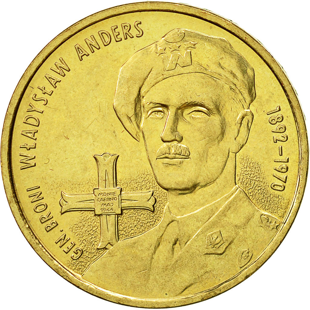 Moneta, Polonia, 2 Zlote, 2002, Warsaw, SPL, Ottone, KM:440