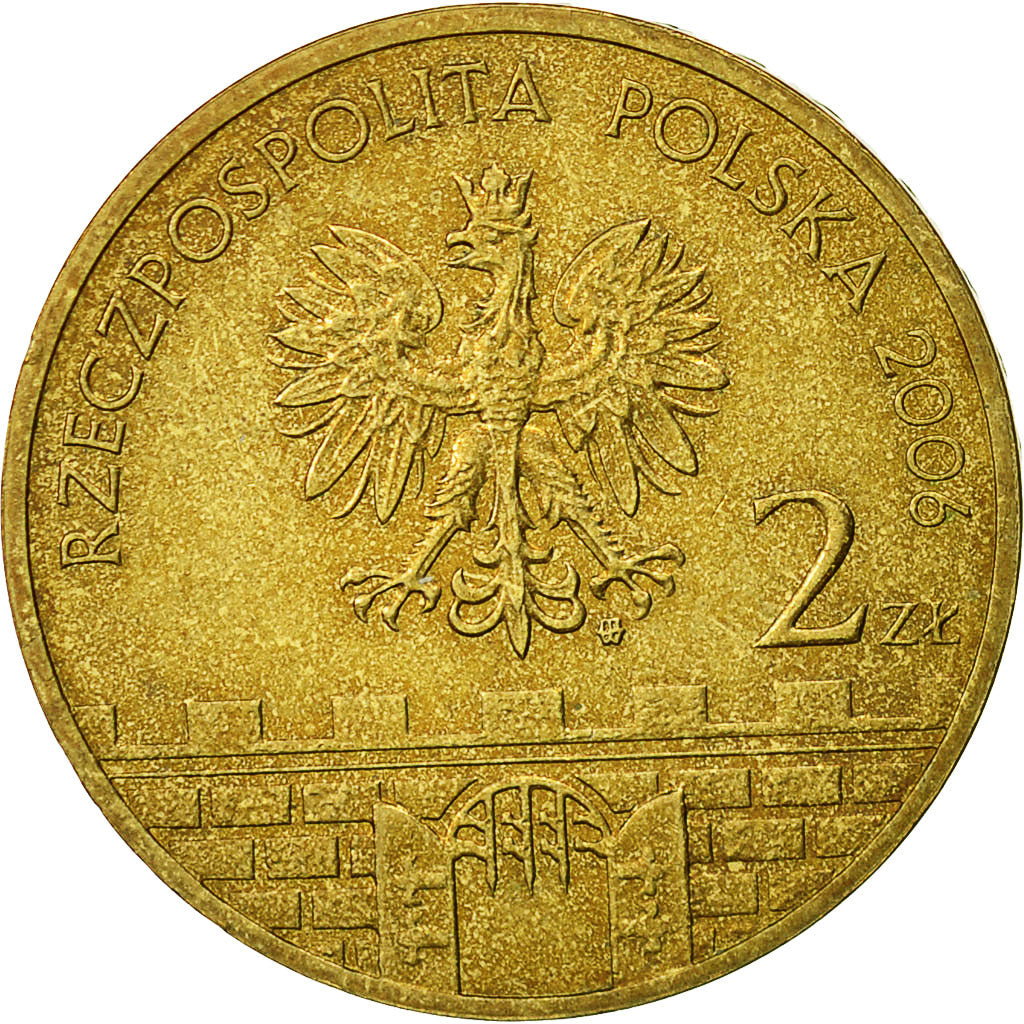 Moneta, Polonia, 2 Zlote, 2006, Warsaw, SPL-, Ottone, KM:543