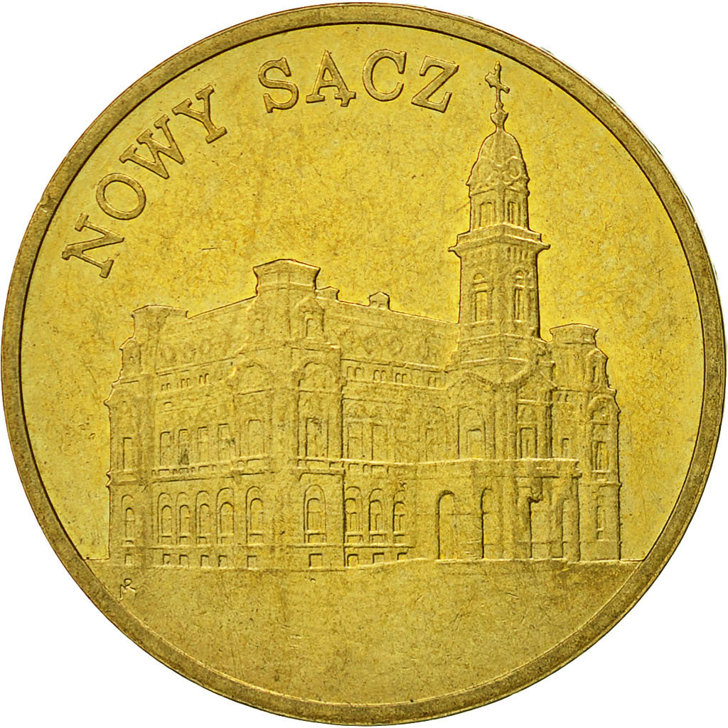 Münze, Polen, 2 Zlote, 2006, Warsaw, VZ, Messing, KM:573