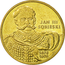 Poland, 2 Zlote, 2001, Warsaw, MS(60-62), Brass, KM:423