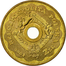 Poland, 2 Zlote, 2003, Warsaw, AU(55-58), Brass, KM:446